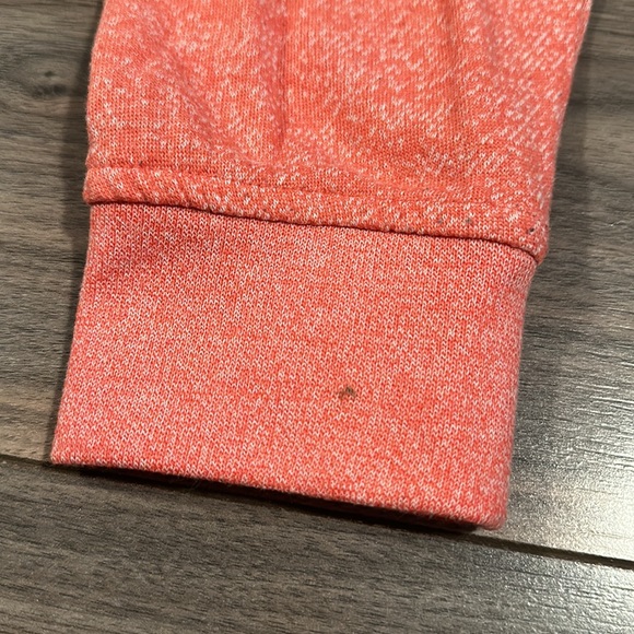 Zine Zip-Up Hoodie - an orangey/pink colour - Size: Large - Picture 2 of 5